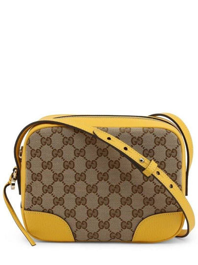 GG Signature Canvas Cross Bag Brown Yellow - GUCCI - BALAAN 2