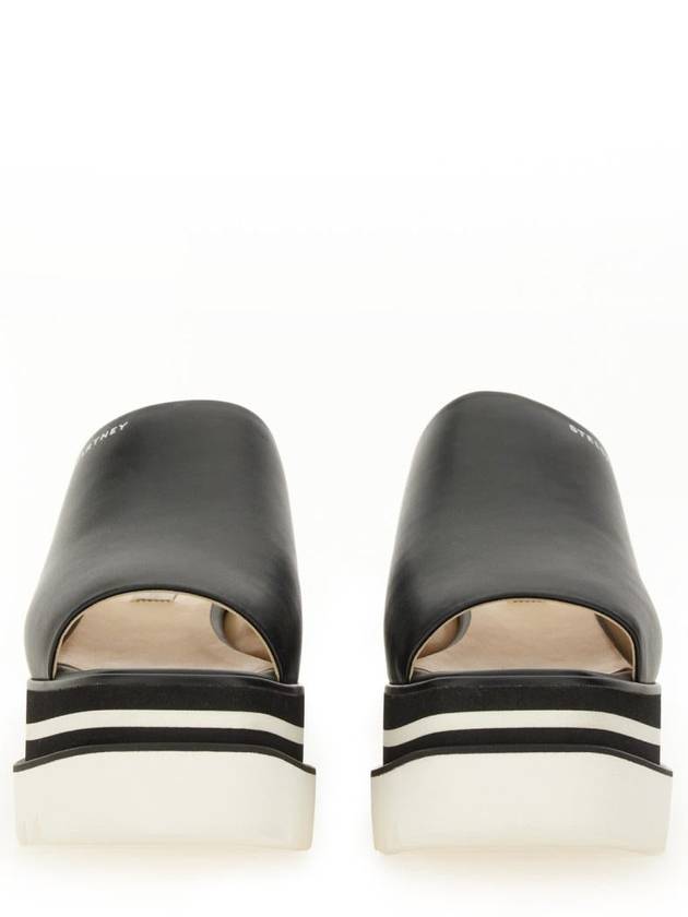 Sneak Ellis Platform Slippers Black - STELLA MCCARTNEY - BALAAN 7