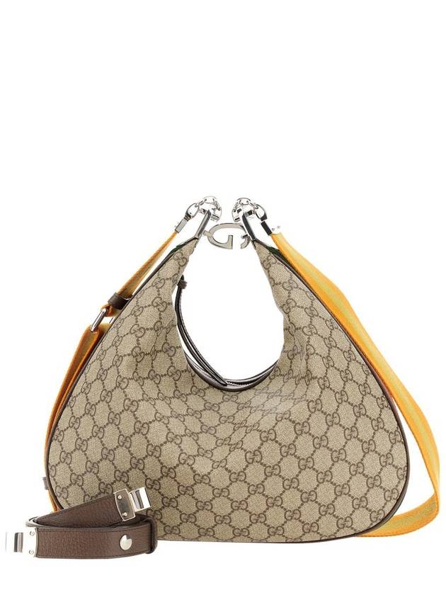 Attache Large Shoulder Bag Beige - GUCCI - BALAAN 8