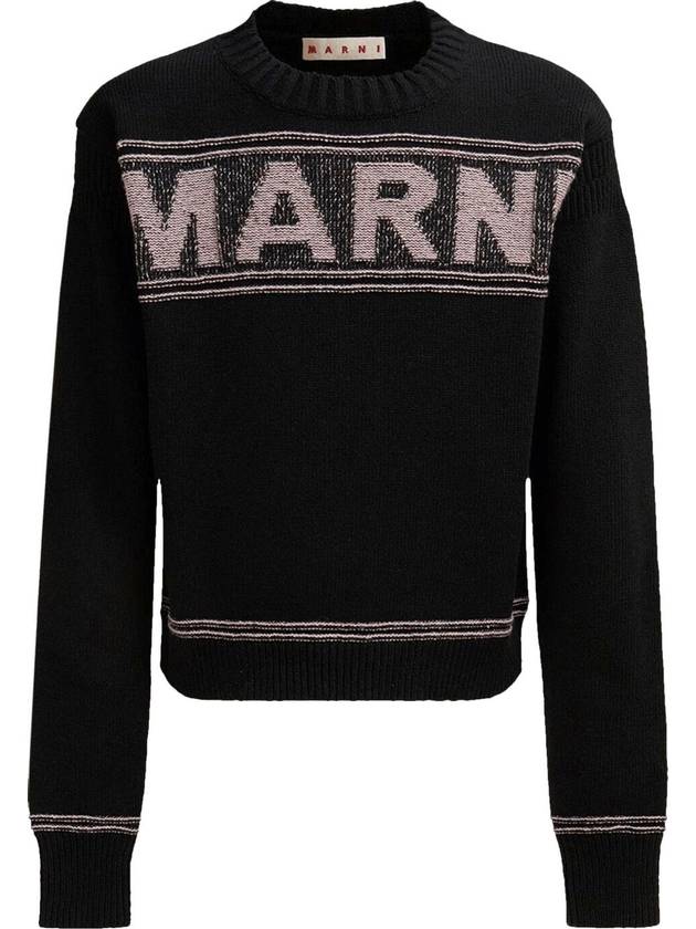 Fisherman Logo Knit Top Black - MARNI - BALAAN 2