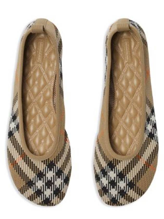 Baby Check Knit Ballerina Sand - BURBERRY - BALAAN 4