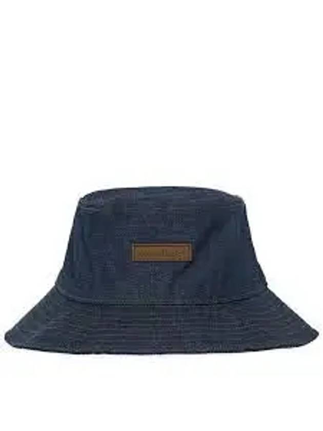 Logo Patch Denim Bucket Hat Indigo Blue - ACNE STUDIOS - BALAAN 2