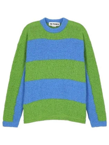 Knit Jumper Azure Green - SUNNEI - BALAAN 1