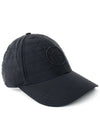 Nylon Metal 6 Panel Ball Cap Black - STONE ISLAND - BALAAN 2