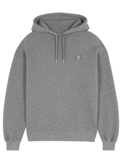 Bold Fox Head Patch Comfort Hoodie Grey - MAISON KITSUNE - BALAAN 2