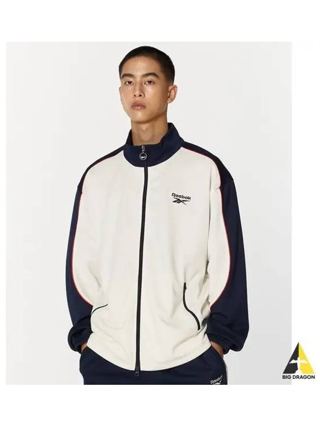 Warm up track top OFFWHITE Off white Navy - REEBOK - BALAAN 1