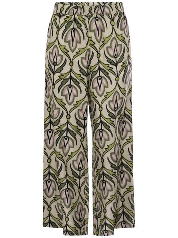 EUSEBIO - Silk twill trousers - WEEKEND MAX MARA - BALAAN 1