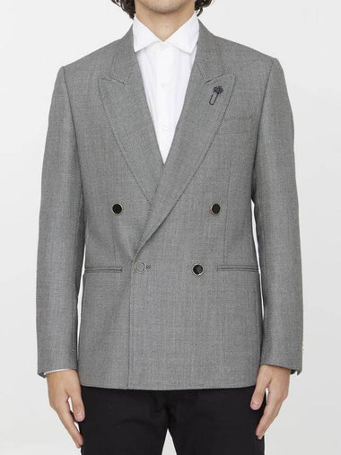 Double-Breasted Wool Jacket - RVR LARDINI - BALAAN 1