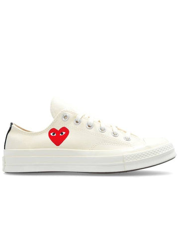 Comme Des Garçons Play Comme Des Garçons Play X Converse, Women's, White - COMME DES GARCONS PLAY - BALAAN 1