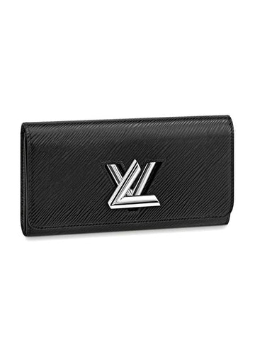 LV Twist Long Wallet Black - LOUIS VUITTON - BALAAN 1