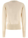 Bea Logo Cardigan Cream - VIVIENNE WESTWOOD - BALAAN 3