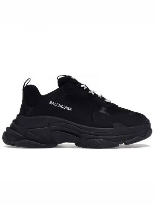 Men's Triple S Sneakers All Black - BALENCIAGA - BALAAN 2