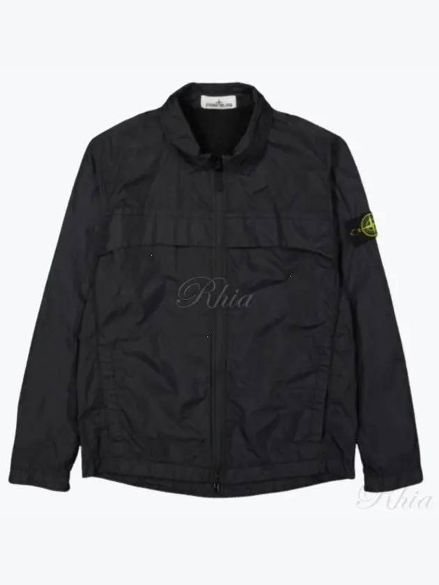 Garment Dyed Crinkle Reps R-NY Jacket Black - STONE ISLAND - BALAAN 2