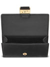 FF Baguette Flap Card Wallet Black - FENDI - BALAAN 6