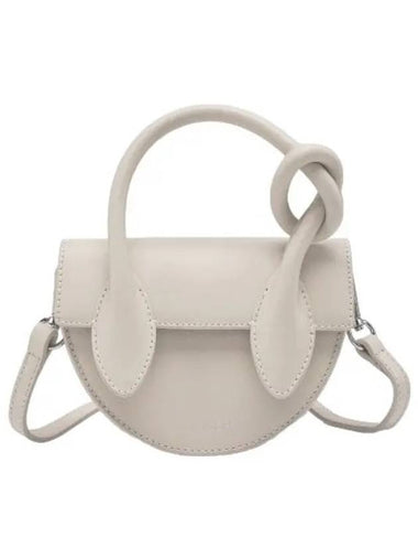 Mini Pretzel Tote Bag Off White - YUZEFI - BALAAN 1