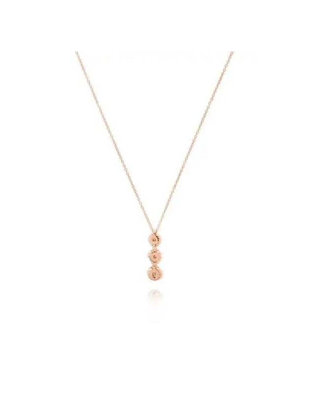 20087227 Margherita three circle 18K pink gold necklace - DAMIANI - BALAAN 5