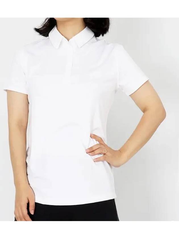 Women's Golf UA Zinger Polo Short Sleeve T-Shirt White - UNDER ARMOUR - BALAAN 2