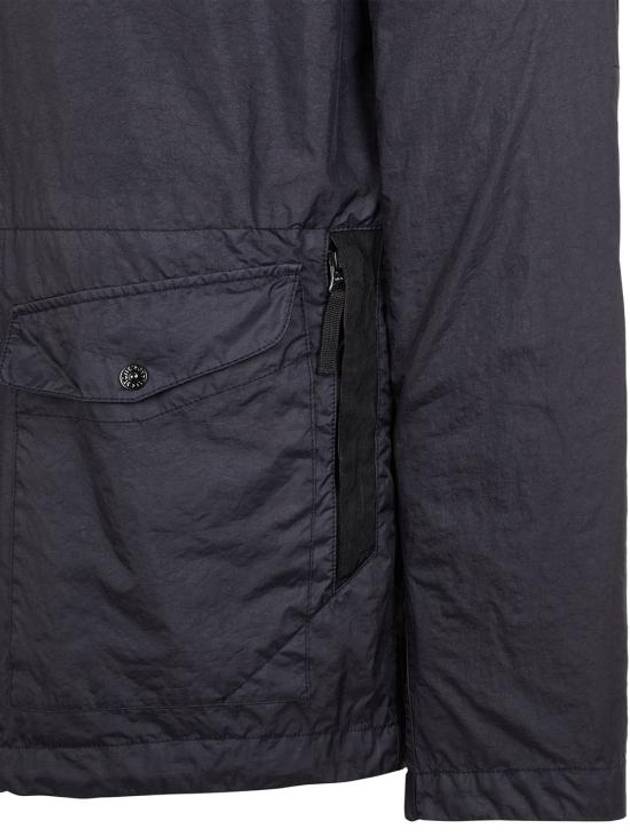 Membrana 3L TC Hooded Jacket Blue - STONE ISLAND - BALAAN 6