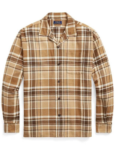 Plaid Brushed Cotton Shirt - POLO RALPH LAUREN - BALAAN 1