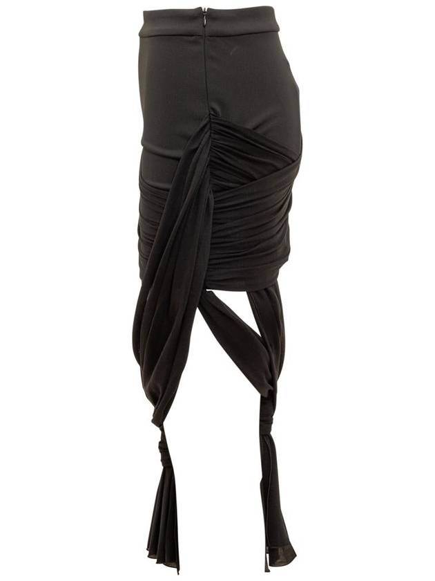 Drape Wrap Style Midi Skirt SK0168PG0843999 - JW ANDERSON - BALAAN 4