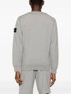 Wappen Patch Garment Dyed Sweatshirt Grey - STONE ISLAND - BALAAN 5