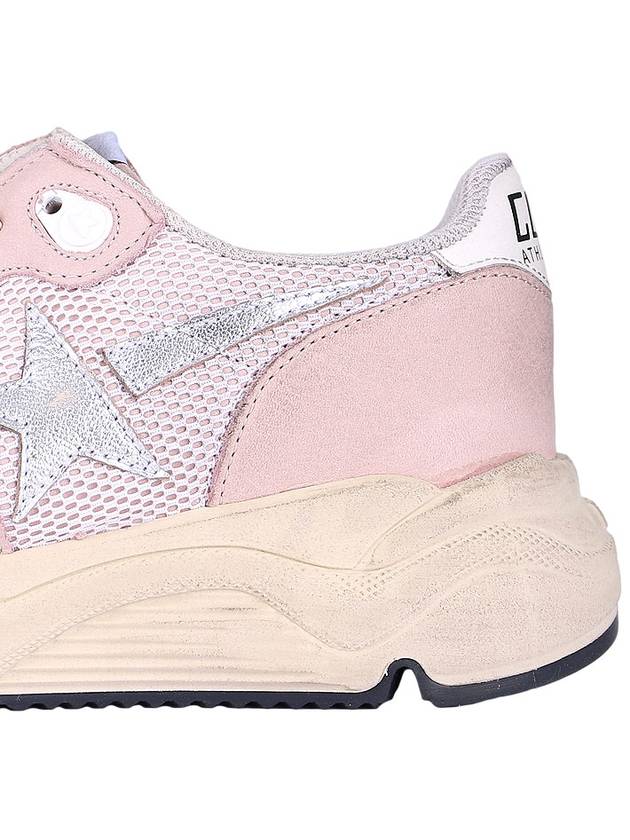 Running Sole Sports Low Top Sneakers Silver Pink - GOLDEN GOOSE - BALAAN 7