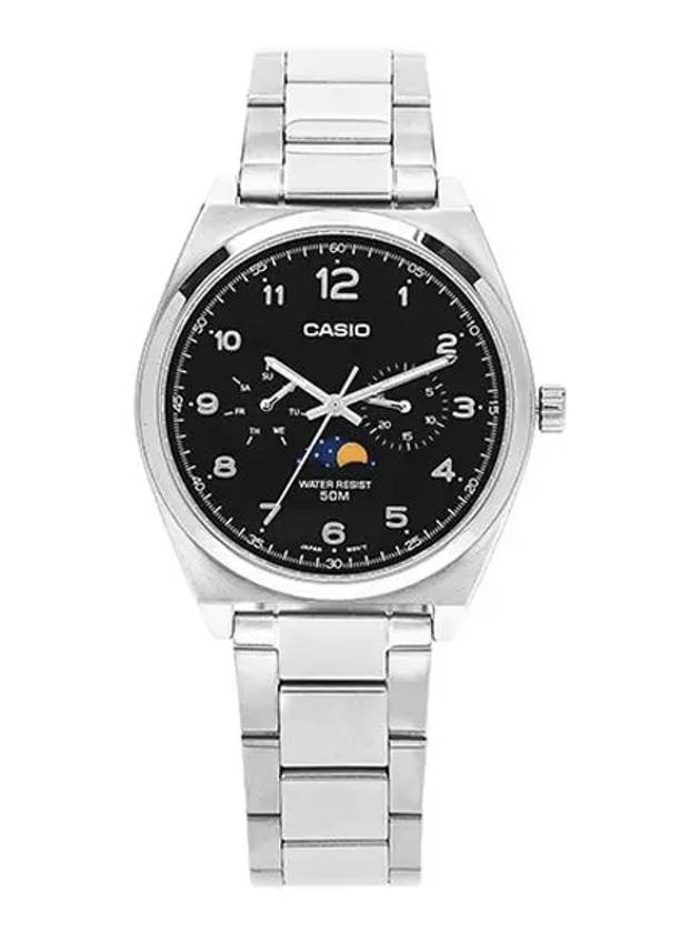 MTP M300D 1AVDF 1A Analog Moon Phase Men s Metal Watch - CASIO - BALAAN 1