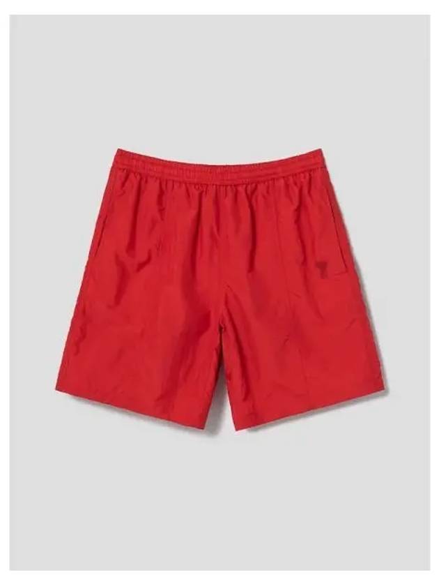 4 hour time deal heart swim swimsuit shorts scarlet red domestic product - AMI - BALAAN 1