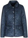 Pony Embroidered Diamond Quilted Slim Fit Jacket Navy - POLO RALPH LAUREN - BALAAN 2