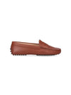 Gommino Leather Moccasin Loafers Brown - TOD'S - BALAAN 2