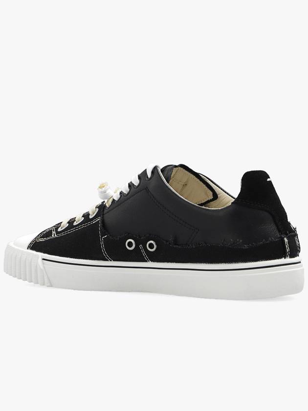 New Evolution Leather Low Top Sneakers Black - MAISON MARGIELA - BALAAN 6