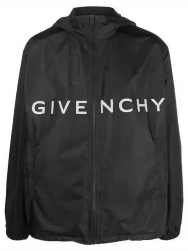 Maxi Logo Windbreaker Black - GIVENCHY - BALAAN 2