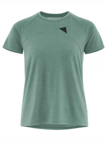 Women's Fafne Short Sleeve T-Shirt Faded Green - KLATTERMUSEN - BALAAN 1