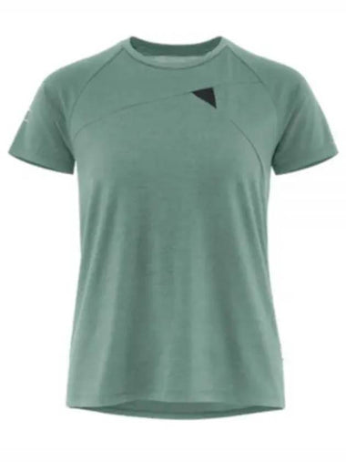 Women's Fafne Short Sleeve T-Shirt Faded Green - KLATTERMUSEN - BALAAN 1