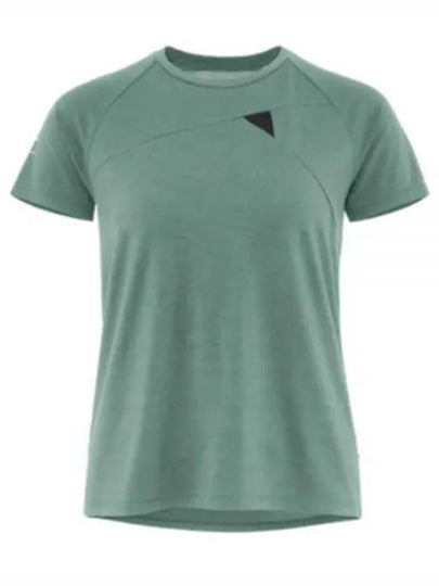 Women's Fafne Short Sleeve T-Shirt Faded Green - KLATTERMUSEN - BALAAN 2