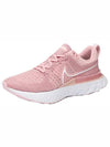 React Infinity Run Flyknit 2 Low Top Sneakers Pink Glaze - NIKE - BALAAN 7