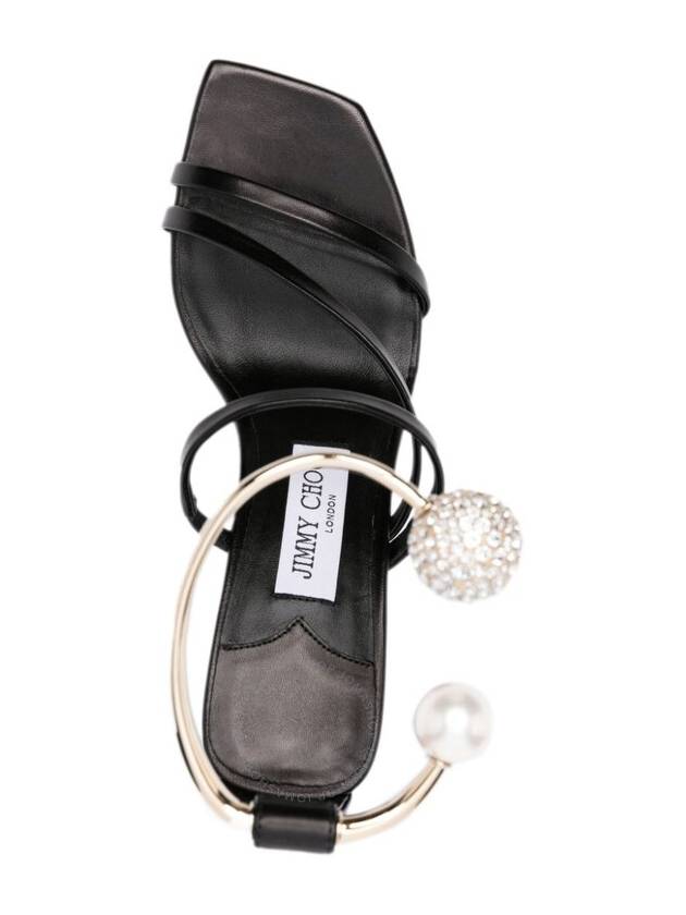 Jimmy Choo Ottilia 90 Crystal and Pearl Strap Sandals Brand Size 36 US Size 6 - JIMMY CHOO - BALAAN 3