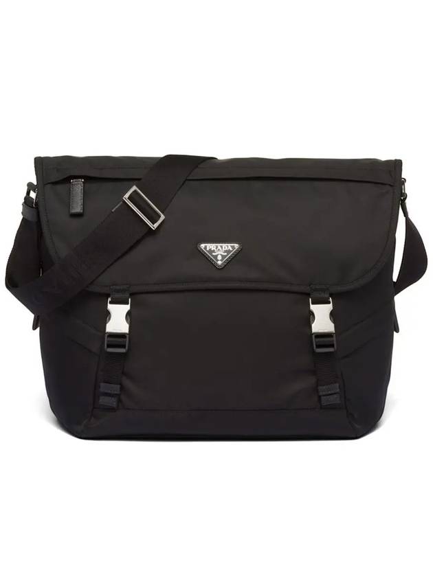 Re-Nylon Saffiano Shoulder Bag Black - PRADA - BALAAN 2