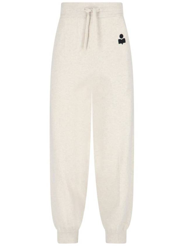 Kira Logo Track Pants Light Grey - ISABEL MARANT ETOILE - BALAAN 2