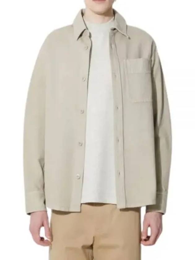 Basile Brodee Long Sleeve Shirt Beige - A.P.C. - BALAAN 2