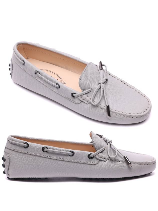 Women's Gommino Laceto Driving Shoes Grey - TOD'S - BALAAN.