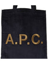 Lou Logo Vertical Tote Bag Navy - A.P.C. - BALAAN 8