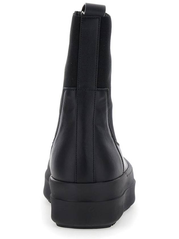 'Mega Bumper' Black Boots With Chunky Sole In Leather Woman - RICK OWENS - BALAAN 4