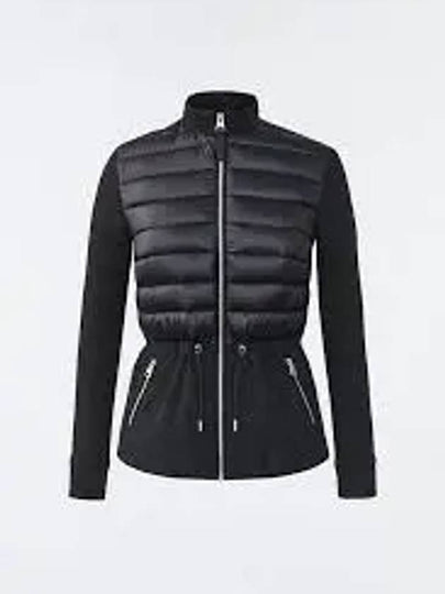 Women's Joyce Hybrid Peplum Zip-Up Jacket Black - MACKAGE - BALAAN 2