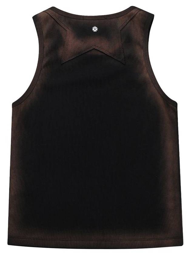 Runway Bleach Washing Logo Recycle Sleeveless Black - ULKIN - BALAAN 3