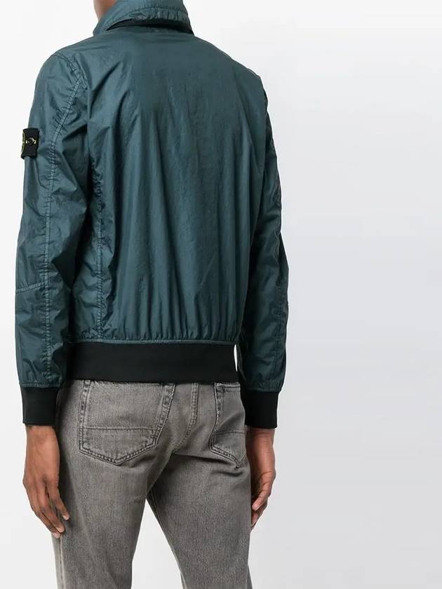 Waffen Patch Bomber Jacket Deep Blue - STONE ISLAND - BALAAN 4