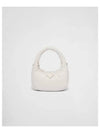 Soft Padded Nappa Leather Mini Bag White - PRADA - BALAAN 2