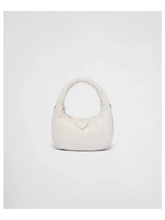 Soft Padded Nappa Leather Mini Bag White - PRADA - BALAAN 2