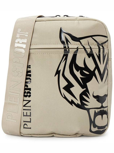 Sports Logo Cross Bag Beige - PHILIPP PLEIN SPORT - BALAAN 1