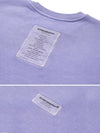 Pigment Heavy Cotton Label Art Sweatshirt Purple - ICONOGRAPHY - BALAAN 8